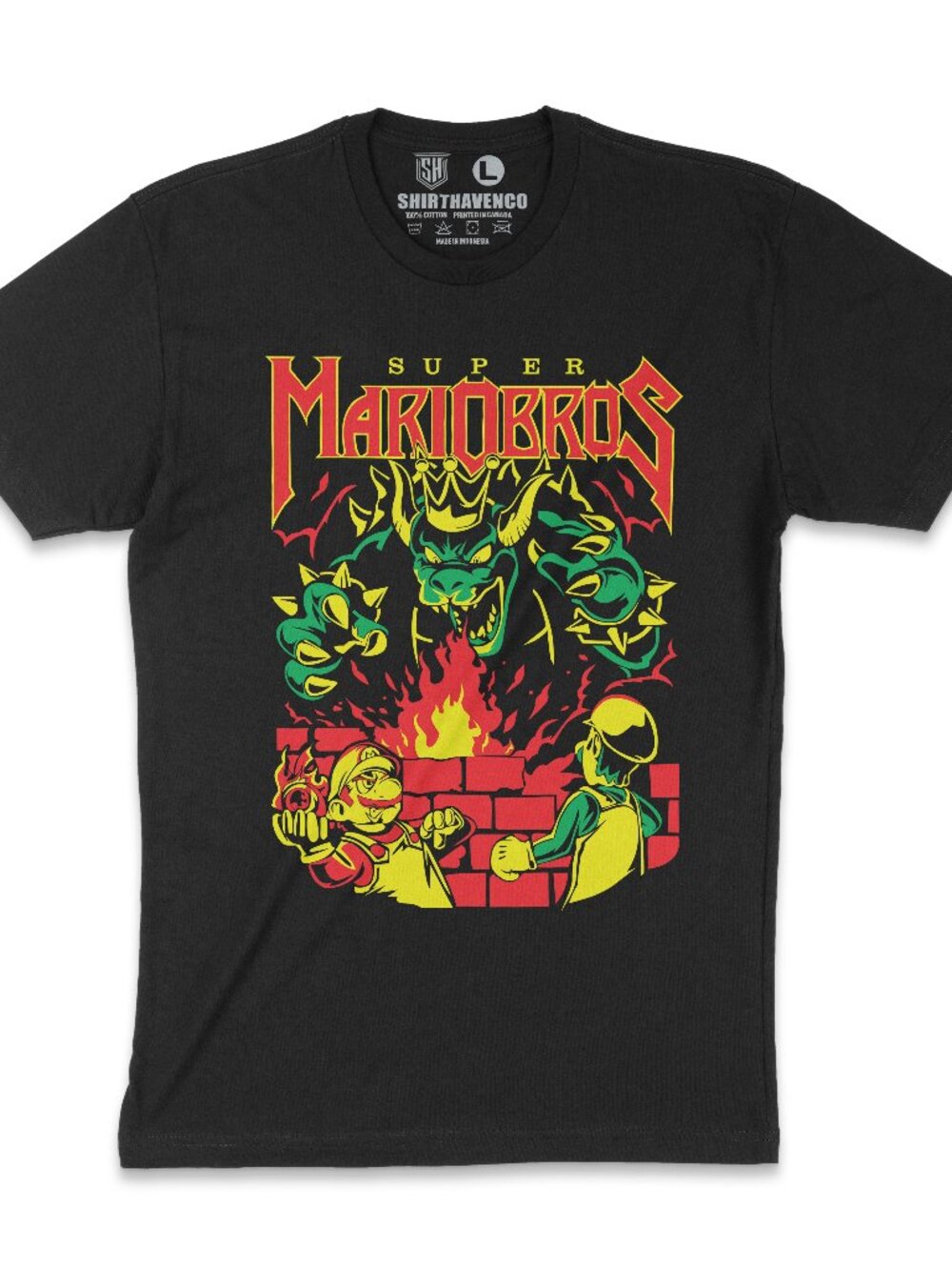 Super Mario Bros Classic Game Tee